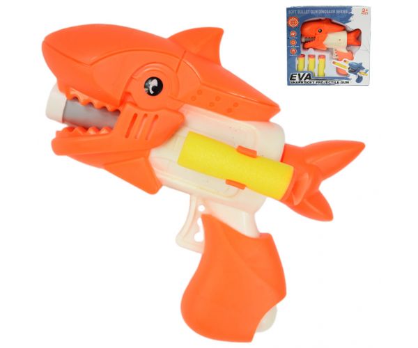 Shark Attack: Szivacslövő fegyver tölténnyel 13cm