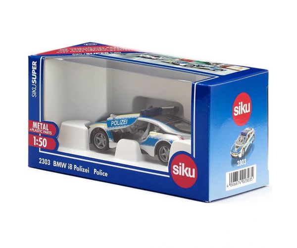 SIKU BMW i8 Police rendőrségi kisautó 1/50