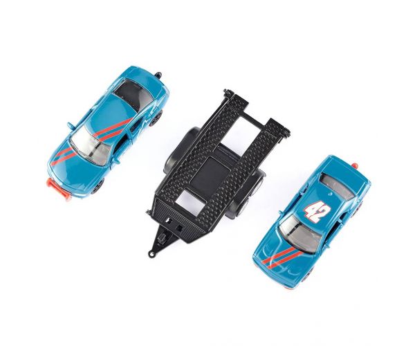 SIKU Dodge Charger + Dodge Challenger SRT Racing kisautó kétdarabos szett 1/55