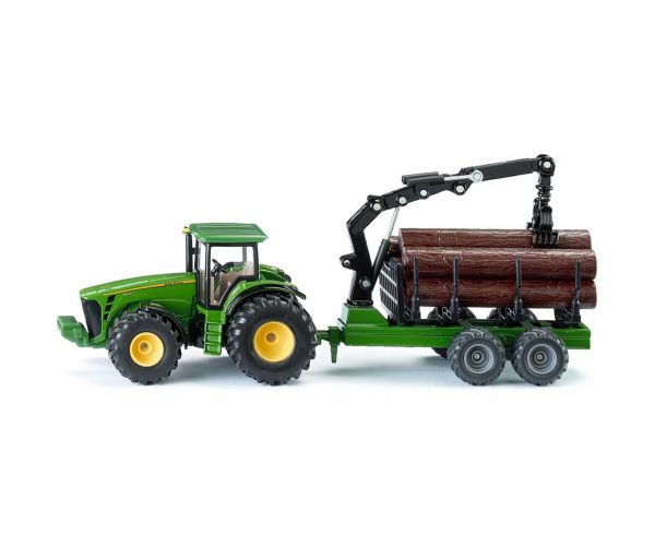 SIKU John Deere rönkszállító traktor 1/50
