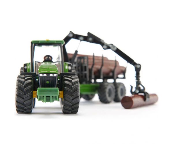 SIKU John Deere rönkszállító traktor 1/50