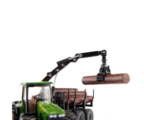 SIKU John Deere rönkszállító traktor 1/50