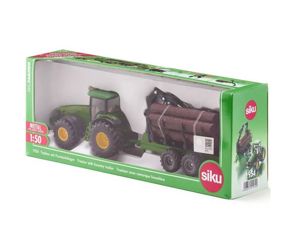 SIKU John Deere rönkszállító traktor 1/50