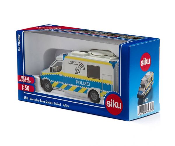 SIKU Mercedes-Benz Sprinter rendőrségi furgon 1/50