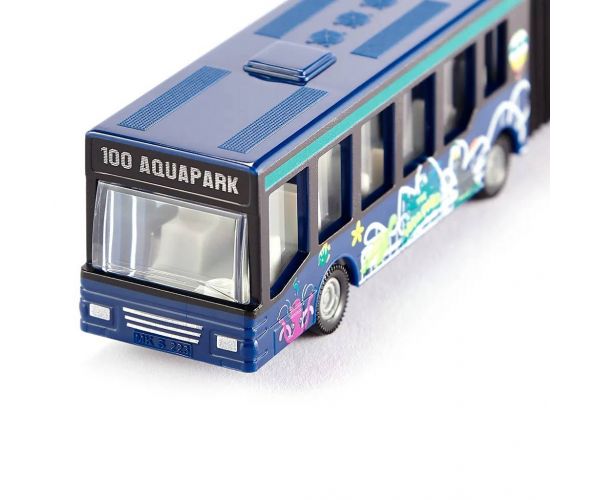 SIKU Kék városi csuklós busz 1/55