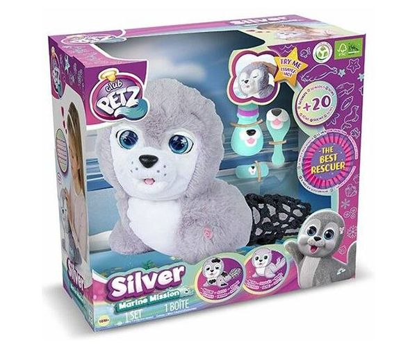 Silver interaktív bébi fóka plüss