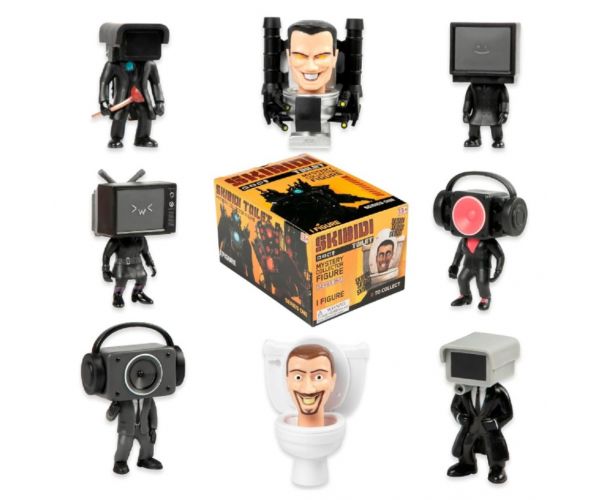 Skibidi Toilet WC meglepetés figura szett 1db