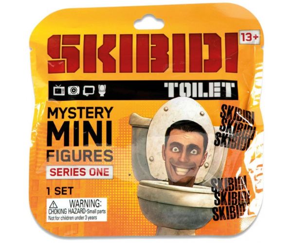 Skibidi Toilet WC meglepetés minifigura szett 1db