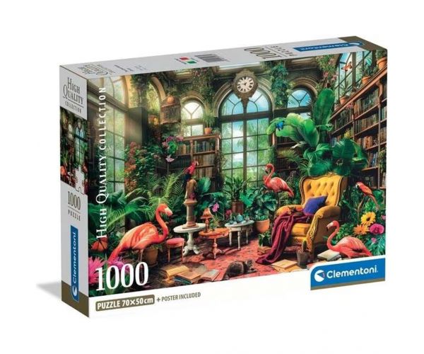 Az üvegházi könyvtár HQC 1000db-os puzzle - Clementoni