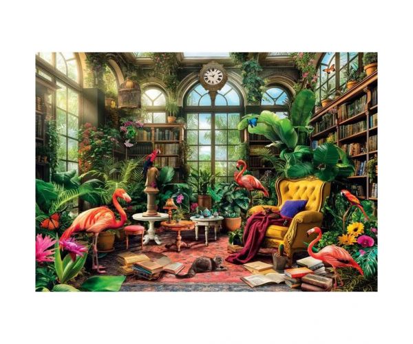 Az üvegházi könyvtár HQC 1000db-os puzzle - Clementoni