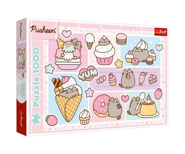 Édes Pusheen 1000db-os puzzle - Trefl
