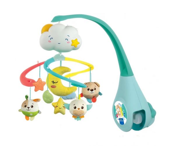 Édes álmok - Felhős kiságyforgó fénnyel és hanggal - Clementoni Baby