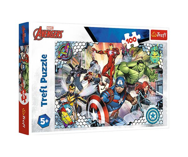 A híres Bosszúállók csapata 100 db-os puzzle - Trefl