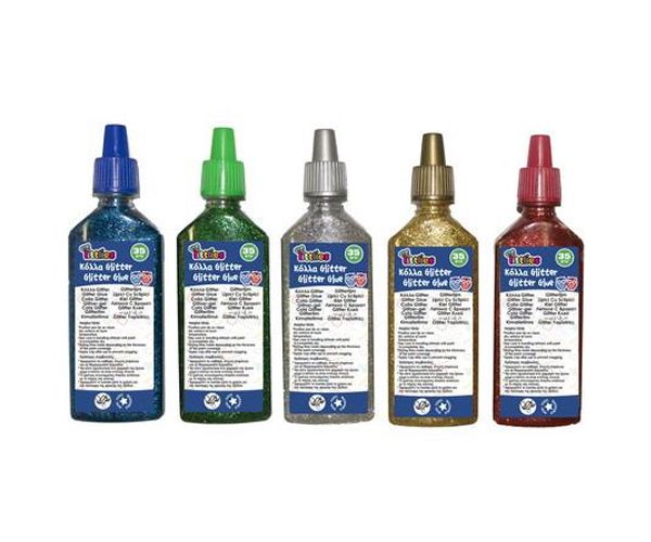 Tubusos csillámos ragasztó 35ml ötféle színben