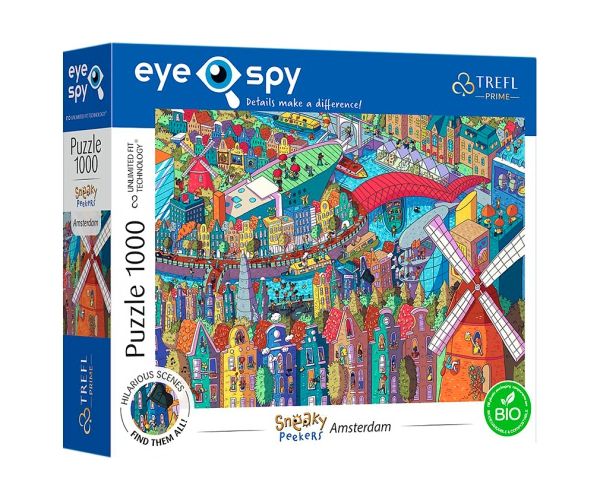 Sneaky Peekers: Amsterdam UFT 1000db-os puzzle - Trefl
