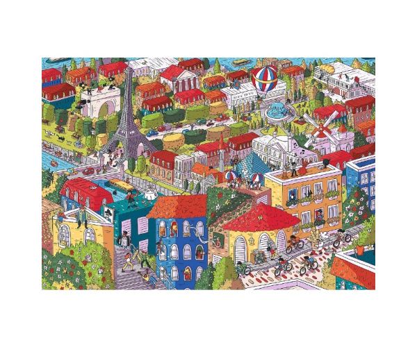 Sneaky Peekers: Párizs UFT 1000db-os puzzle - Trefl