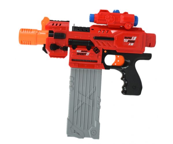 Sniping: Elektromos átalakítható óriás szivacslövő fegyver töltényekkel és céltáblával 79cm