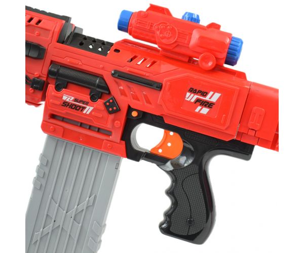 Sniping: Elektromos átalakítható óriás szivacslövő fegyver töltényekkel és céltáblával 79cm