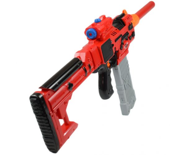 Sniping: Elektromos átalakítható óriás szivacslövő fegyver töltényekkel és céltáblával 79cm