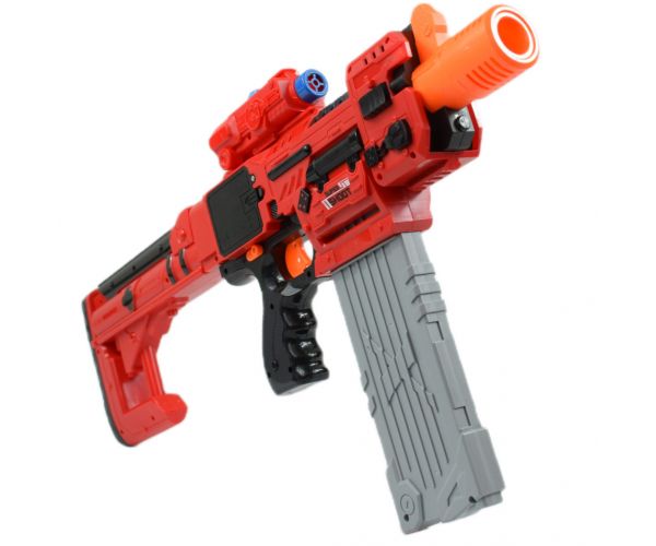 Sniping: Elektromos átalakítható óriás szivacslövő fegyver töltényekkel és céltáblával 79cm