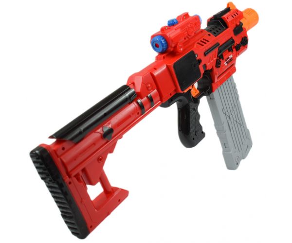 Sniping: Elektromos átalakítható óriás szivacslövő fegyver töltényekkel és céltáblával 79cm