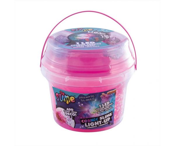 So Slime LED-el világító kozmikus slime vödörben többféle változatban