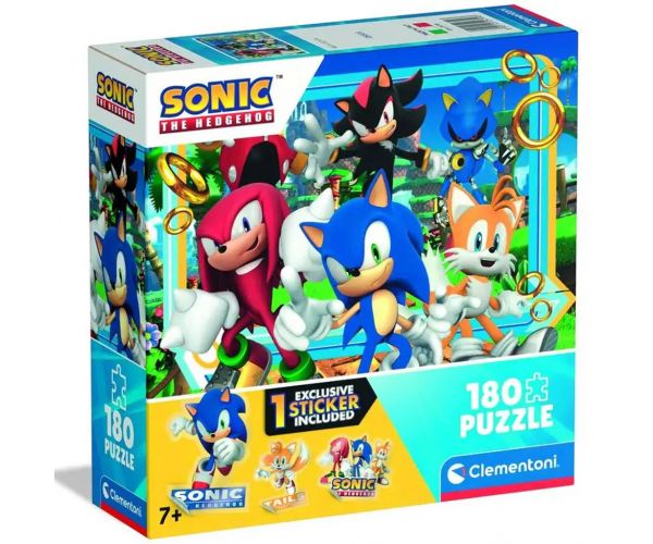 Sonic, a sündisznó 180 darabos HQ puzzle - Clementoni