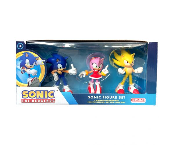Sonic a sündisznó 3 db-os figura szett - Comansi