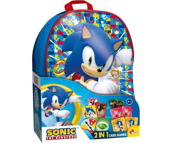 Sonic kártyajáték hátizsákban - Lisciani