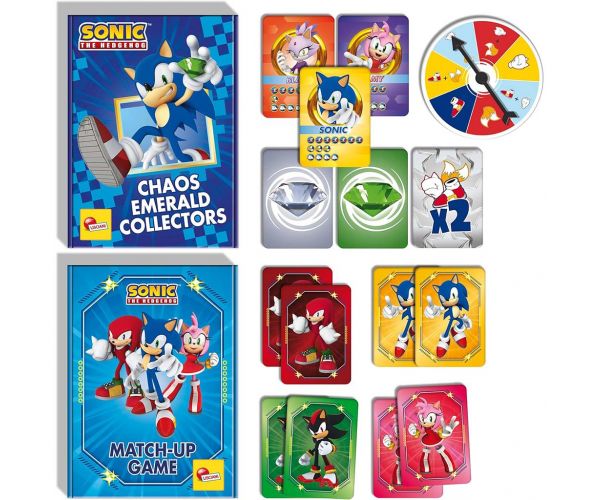 Sonic kártyajáték hátizsákban - Lisciani