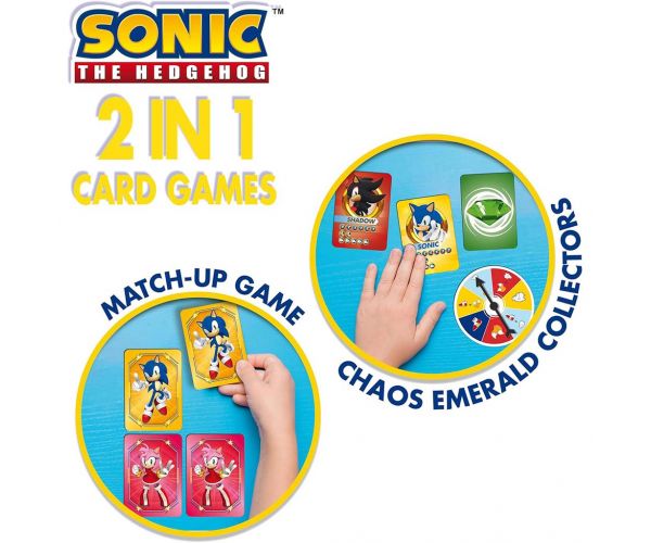 Sonic kártyajáték hátizsákban - Lisciani