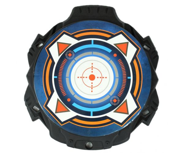 Soft Bullet: Reflex 4 manuális forgótáras szivacslövő fegyver céltáblával 22cm