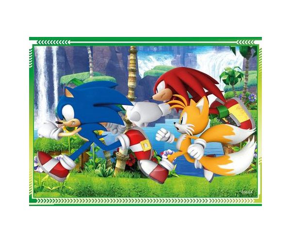 Sonic 4 az 1-ben puzzle - Clementoni