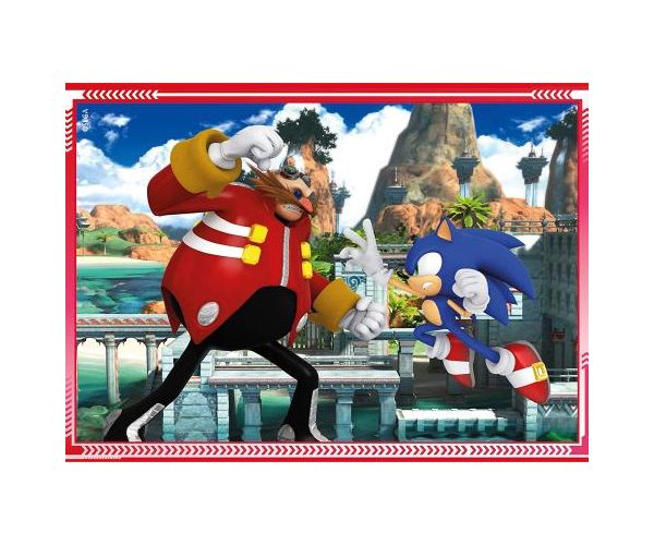 Sonic 4 az 1-ben puzzle - Clementoni
