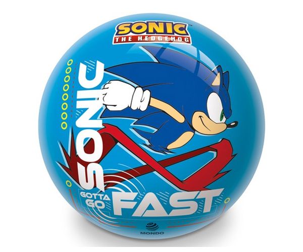 Sonic kék BioBall gumilabda 23cm - Mondo Toys