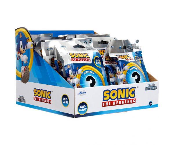 Sonic: Nano Metalfigs fém meglepetés figura, többféle, 1 db - Jada Toys