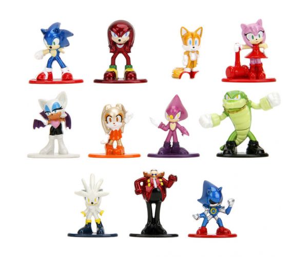 Sonic: Nano Metalfigs fém meglepetés figura, többféle, 1 db - Jada Toys
