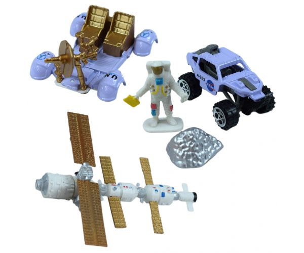 Space Team: Űr játékszett járművekkel és kiegészítőkkel többféle változatban 1db