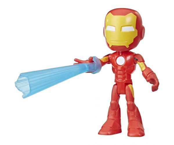 Pókember: Póki és csodálatos barátai Vasember játékfigura kiegészítővel 10cm - Hasbro