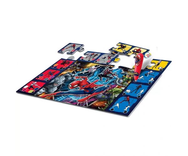 Pókember interaktív 24db-os padló puzzle - Clementoni