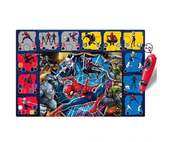 Pókember interaktív 24db-os padló puzzle - Clementoni