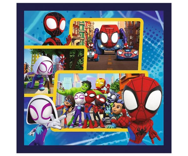 Spidey és barátai 3 az 1-ben 20-36-50db-os puzzle - Trefl