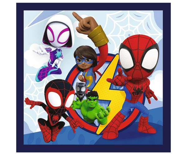 Spidey és barátai 3 az 1-ben 20-36-50db-os puzzle - Trefl