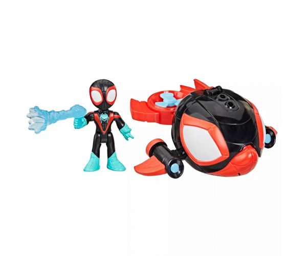 Spidey and His Amazing Friends: Waterwebs figurák és színváltós járművek - Spin Dolphin - Hasbro