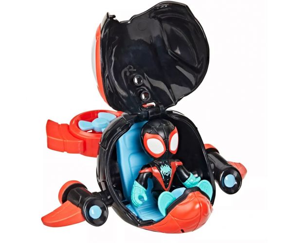 Spidey and His Amazing Friends: Waterwebs figurák és színváltós járművek - Spin Dolphin - Hasbro