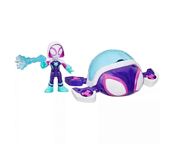 Spidey and His Amazing Friends: Waterwebs figurák és színváltós járművek - Ghost Turtle - Hasbro