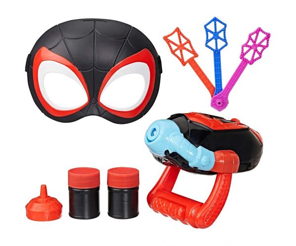 Spidey and His Amazing Friends Waterwebs Miles Morales buborékfújó - Hasbro