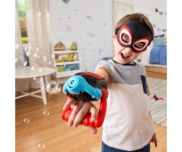 Spidey and His Amazing Friends Waterwebs Miles Morales buborékfújó - Hasbro