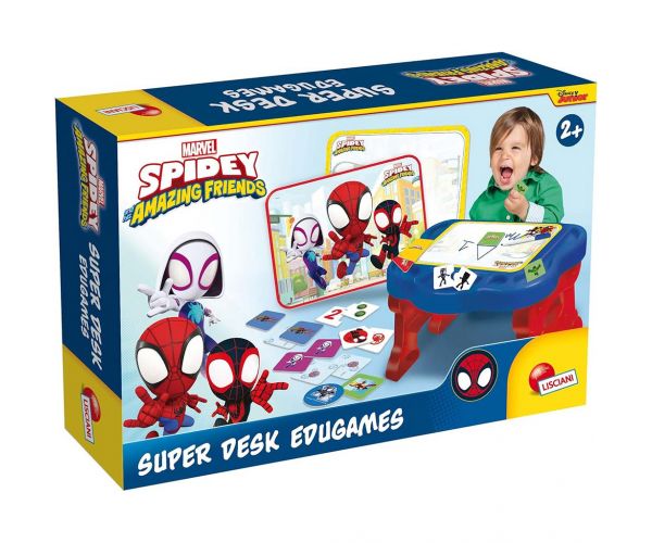 Spidey játszóasztal 10 készségfejlesztő játékkal - Lisciani