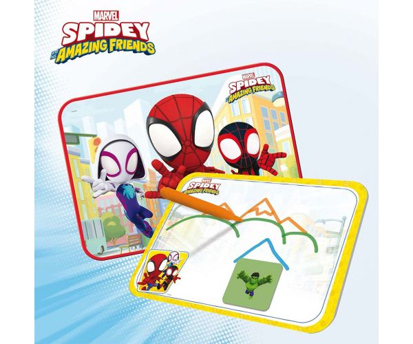 Spidey játszóasztal 10 készségfejlesztő játékkal - Lisciani